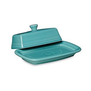 Fiesta® Extra-Large Covered Butter Dish in Turquoise