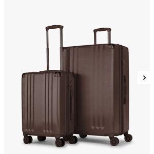 Ambeur 2-Piece Luggage Set in Walnut