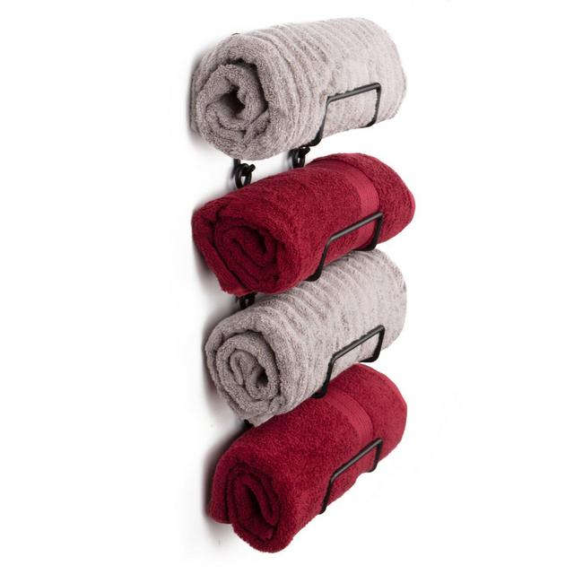 Moduwine Wall Mounted Towel Rack (Set of 4)