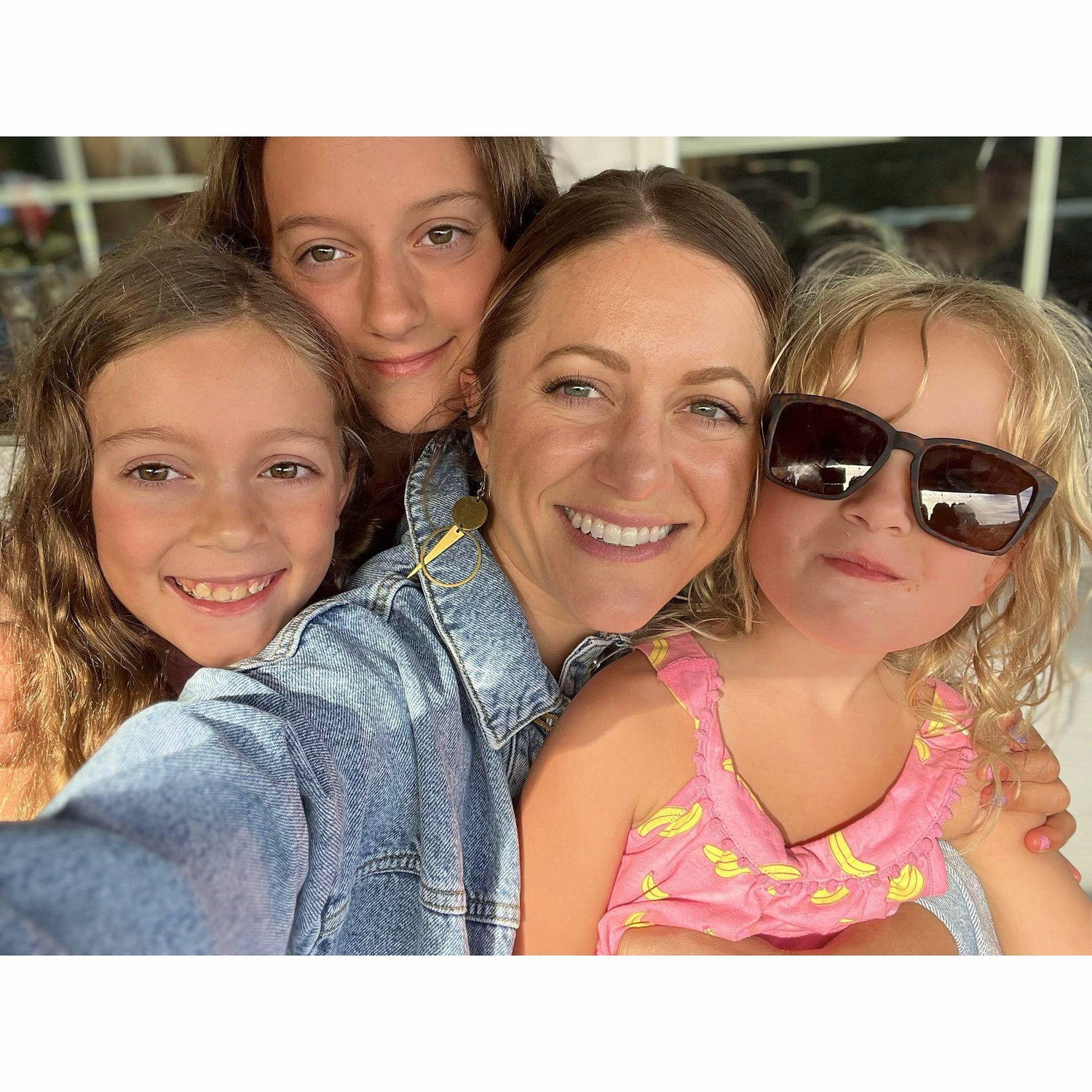 Auntie Jojo and her Arizona nieces, Adeline, River and Paloma