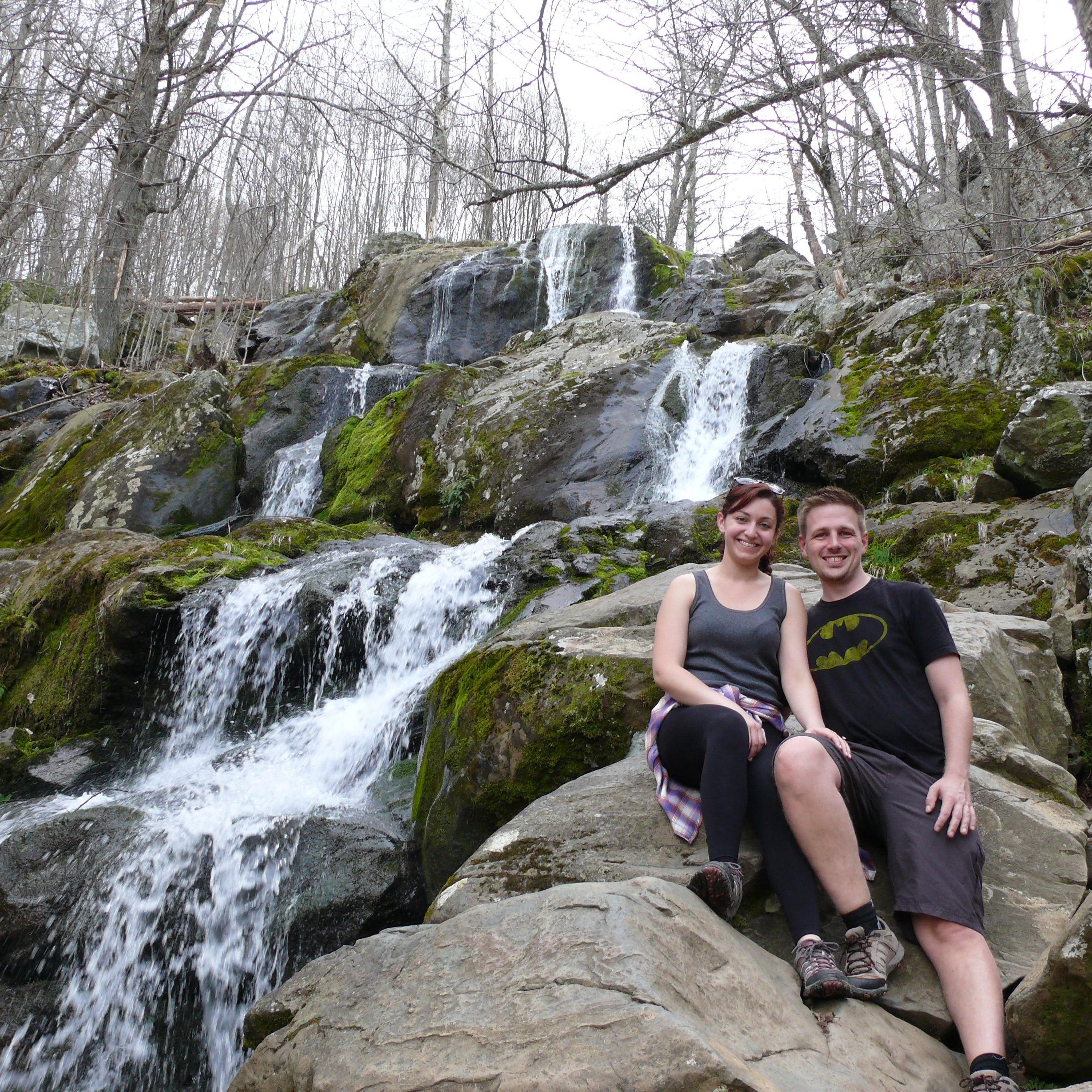 Hiking off the Skyline Drive, in Virginia