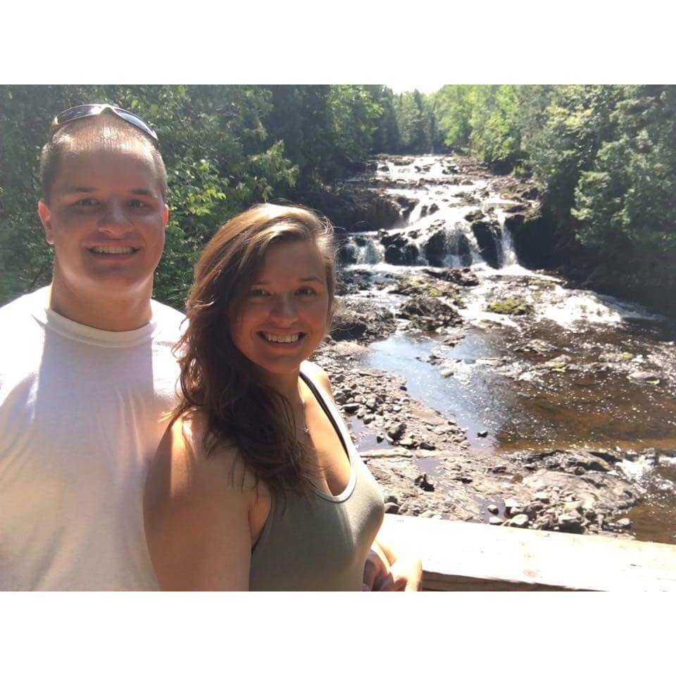 Celebrating our engagement a year later Where he popped the question