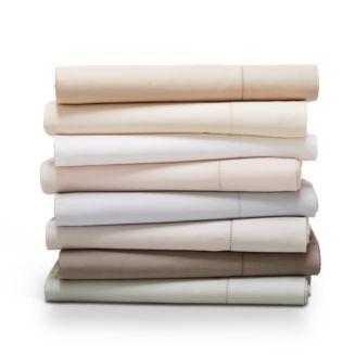 Hudson Park Collection white Supima Sateen Sheets