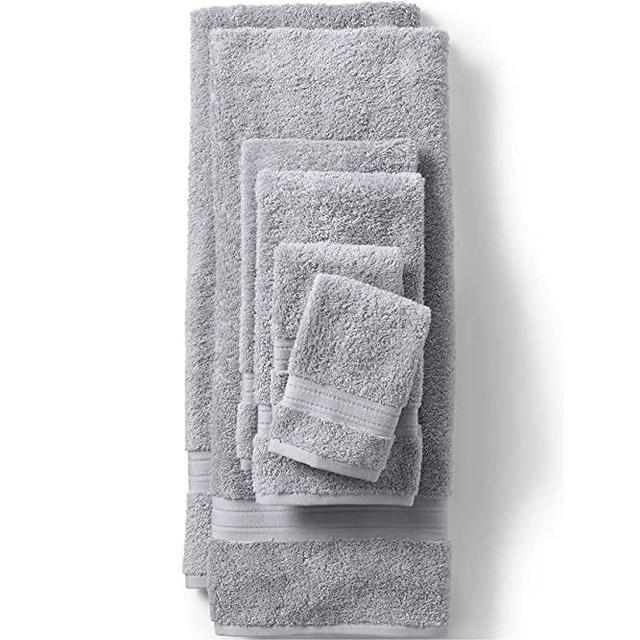 Lands' End Supima Towel Shale Gray 6 Piece Towel Set