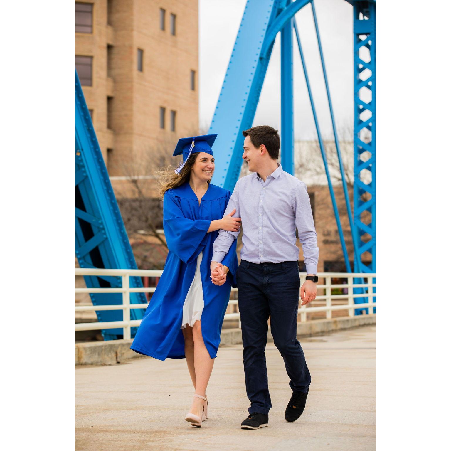 April 2022 - Daniela graduates from GVSU!