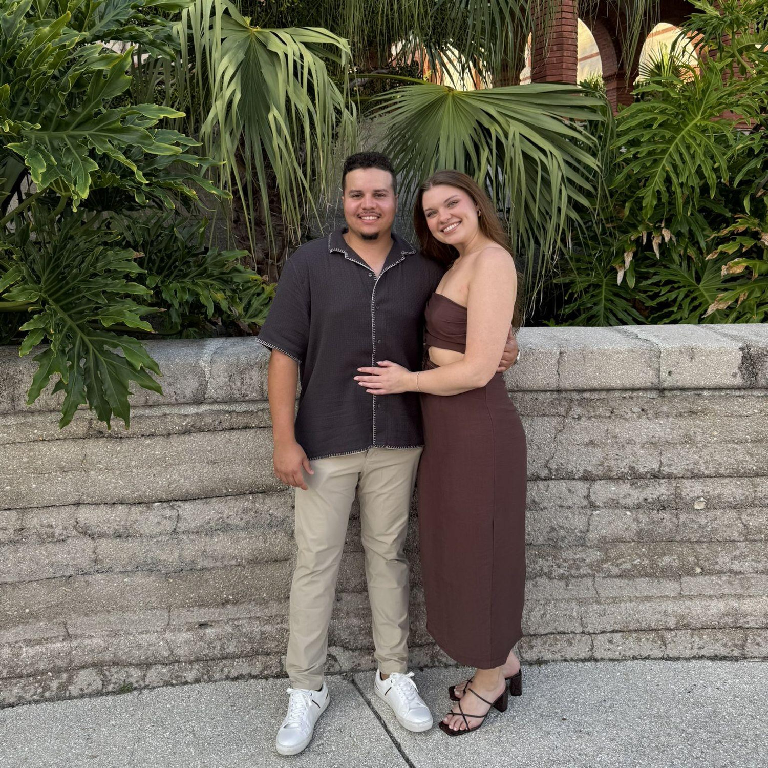 This was taken by a random stranger right before Tyler proposed