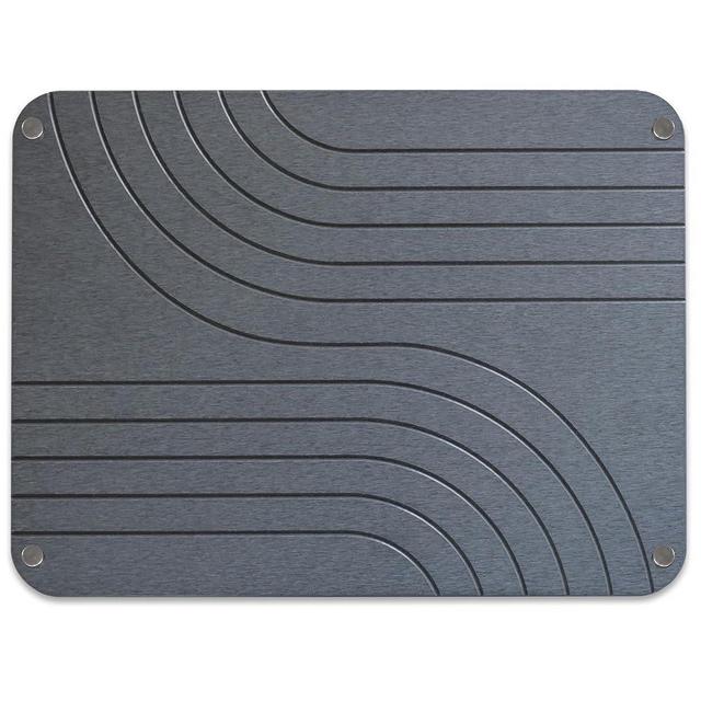Aesthetic Stone Dish Drying Mat made of Eco Friendly Diatomite Earth Material. Fast Drying, Non Slip, Heat Resistant, Super Absorbent, High Quality, Multi-Purpose in Kitchen or Bathroom. Diatomaceous