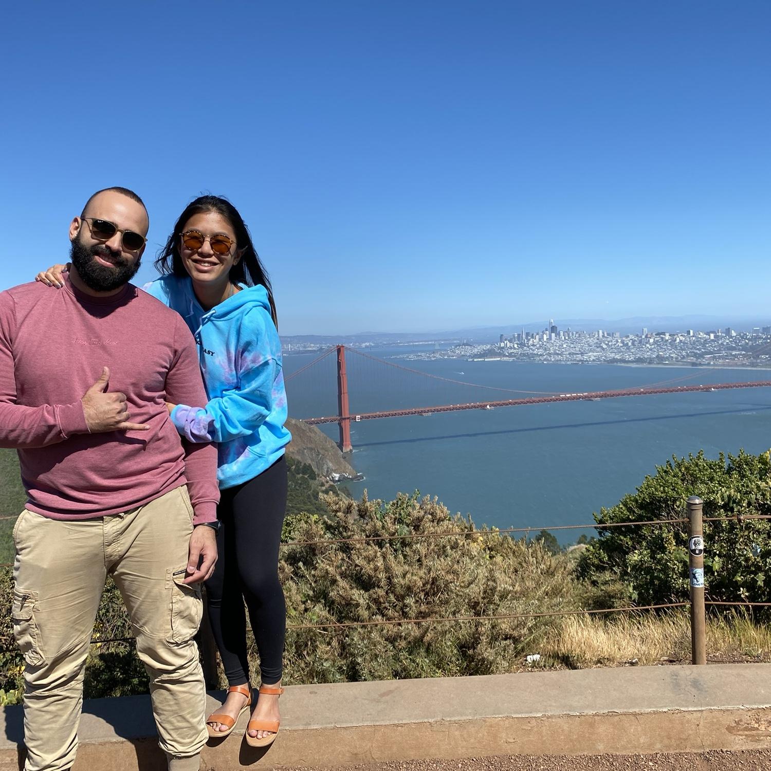 Golden Gate Bridge on our 2021 Roadtrip!
