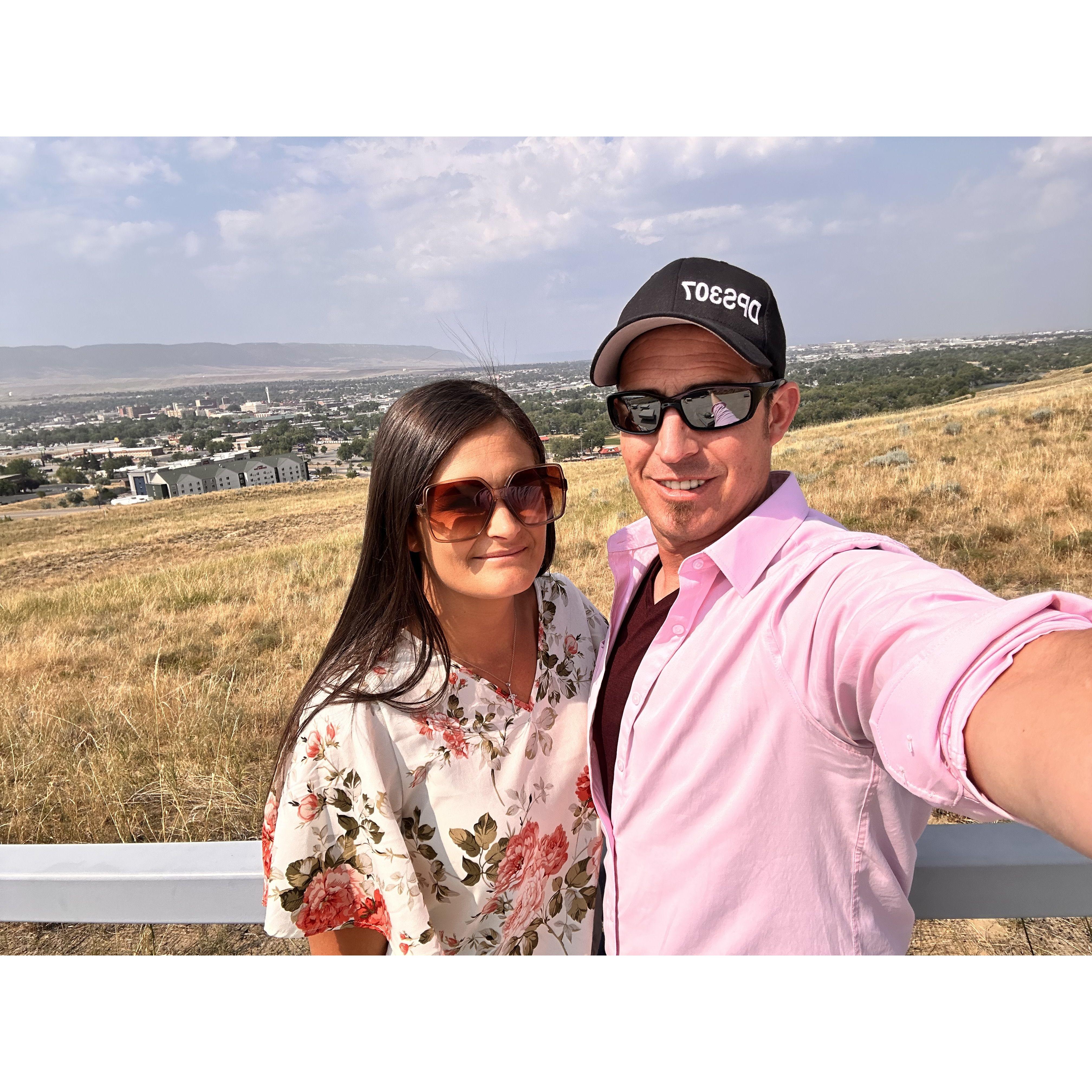 Overlooking the Oregon Trail in Casper, WY 2024