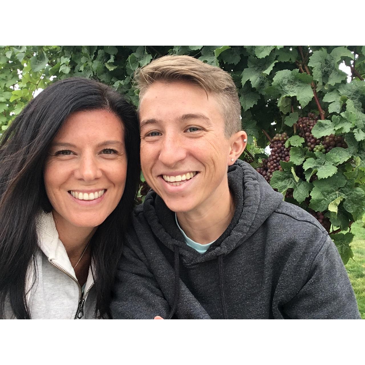 Visiting vineyards in Kelowna 2018