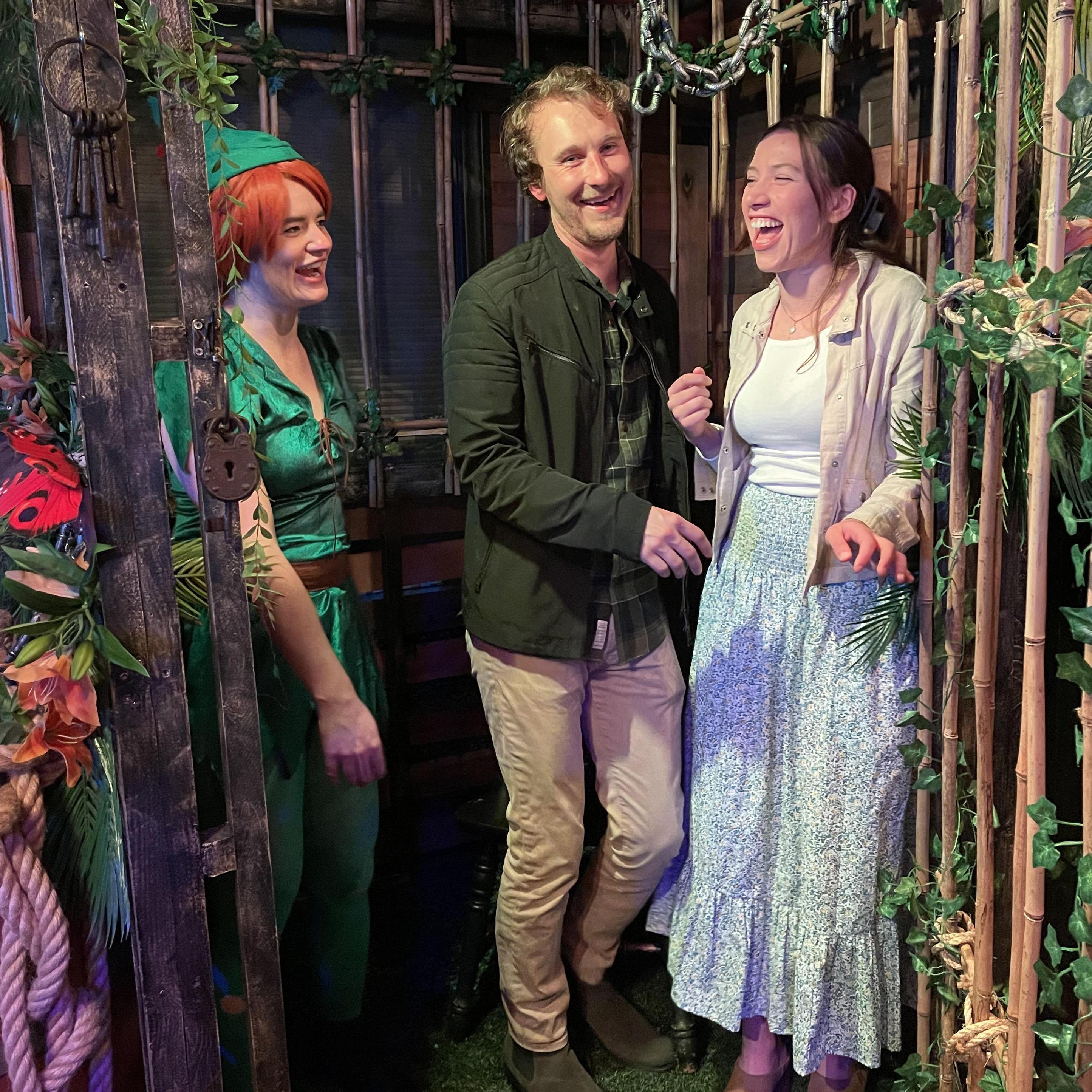Peter Pan popup bar! We met the whole gang!