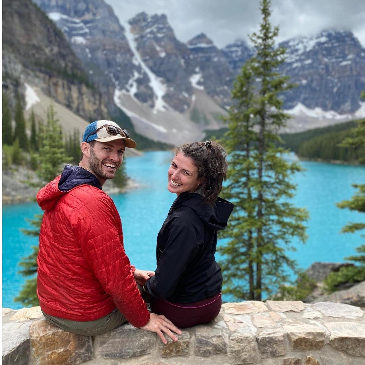 Hiking through Alberta