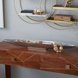 Boat Metal Sleek Living Room Decor Tray