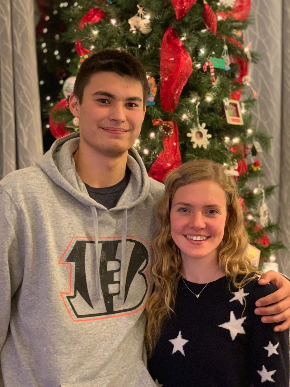 Our first photo together in December 2019!