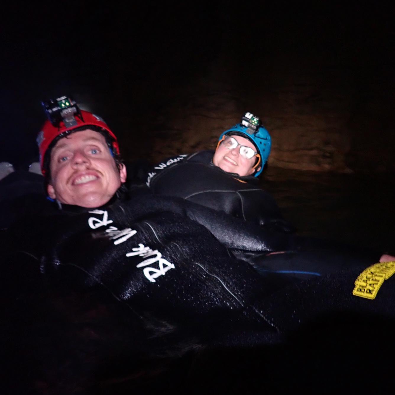 Glow worm caves in New Zealand