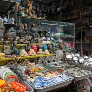 Vintage Shopping on Dongtai Road in Shanghai