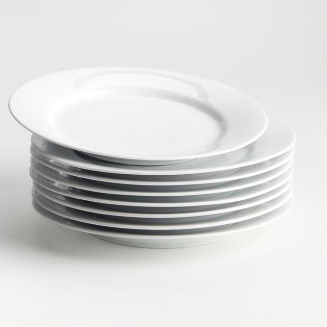 Aspen Rimmed Salad Plates 8.25", Set of Eight