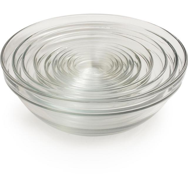 Glass Mixing Bowls, Set of 10
