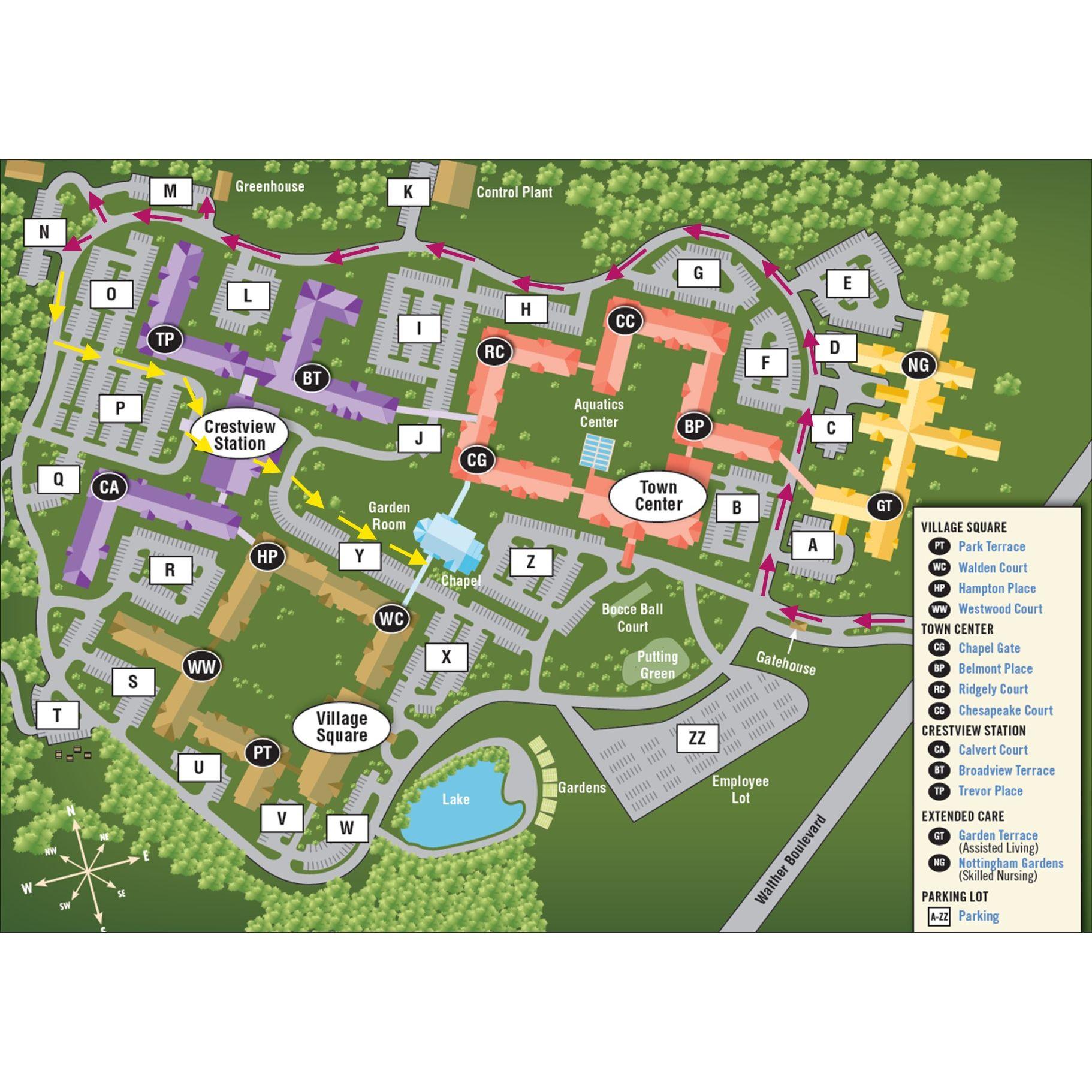 Oak Crest Map. Lots M&N are reserved for the wedding.