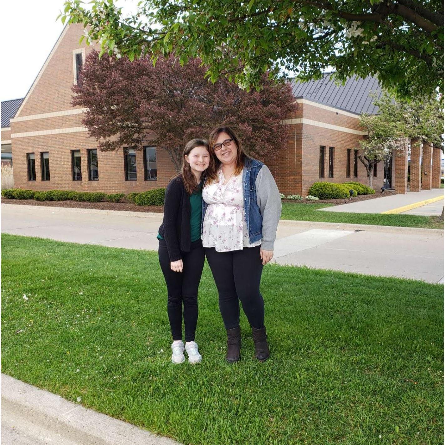 Patrice & Sarah - Victor's sister & niece.