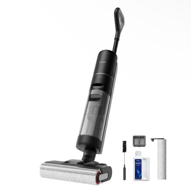 DREAME Aero Wet Dry Vacuum Cleaner, All-in-ONE Vacuum Mop for Wet & Dry Messes, 0 Hair Residue Great for Pet Owners, One-Press Self-Clean, 180° Lie Flat, 40mins Runtime for Hard Floor Cleaning