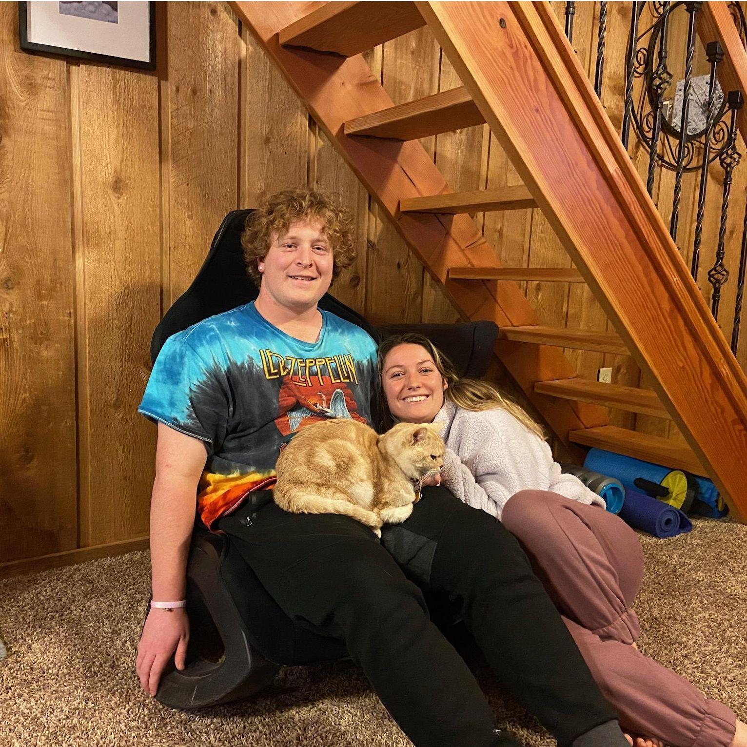 At the cabin in Schweitzer with the Taylor's where we celebrate Thanksgiving every year! We love you Kenneth!