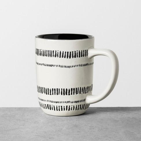 14oz Mug Black / White - Hearth & Hand™ with Magnolia