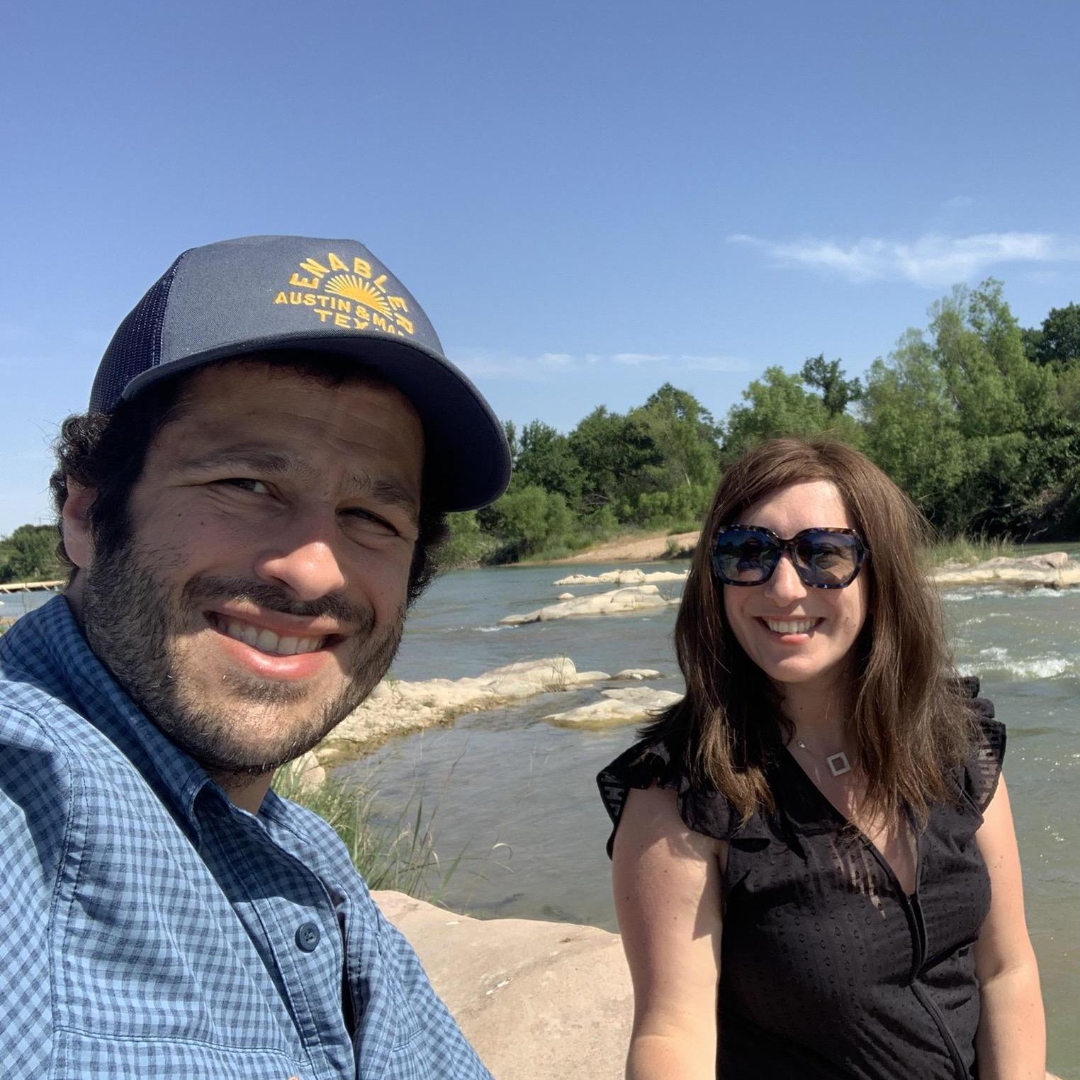 Celebrating our 1 year anniversary in Castell, TX.