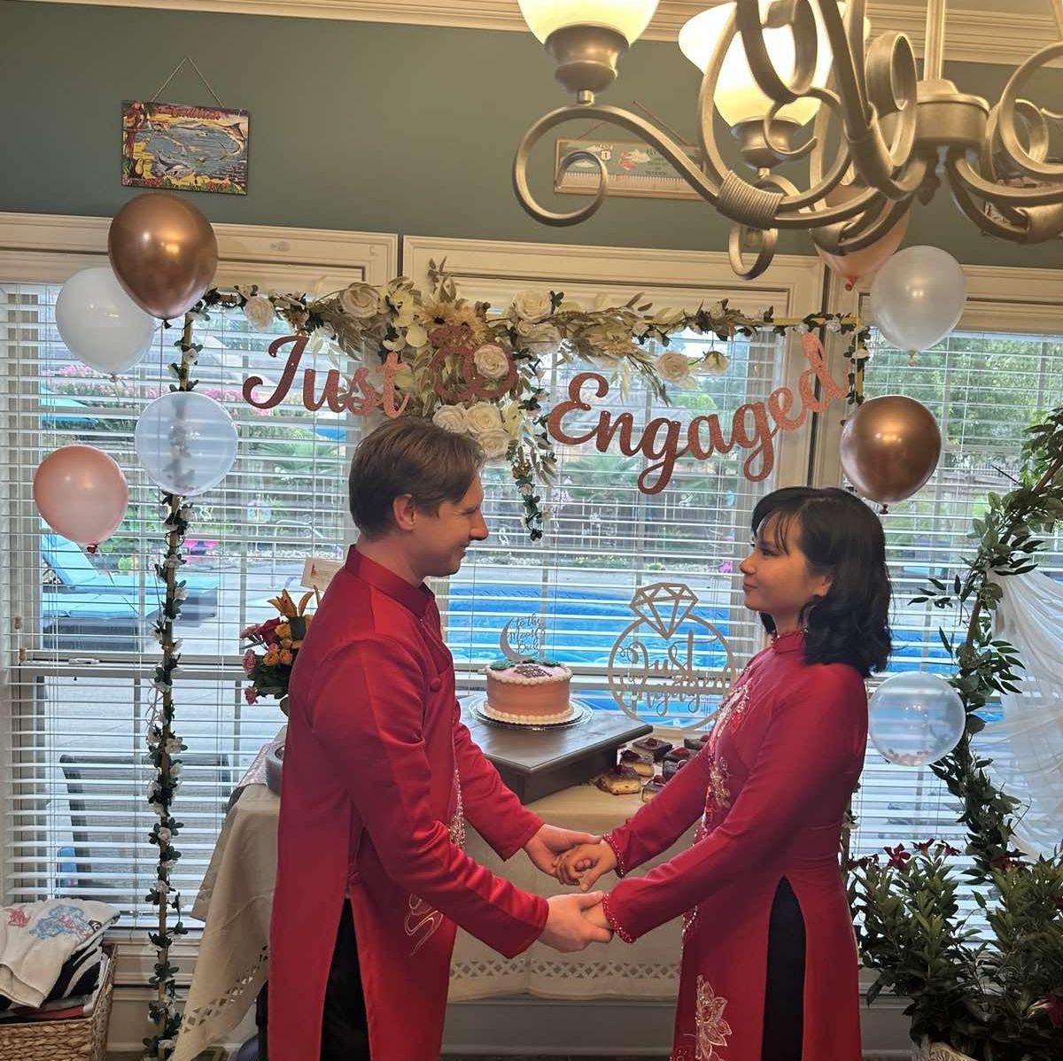 Other photos for an engagement party.