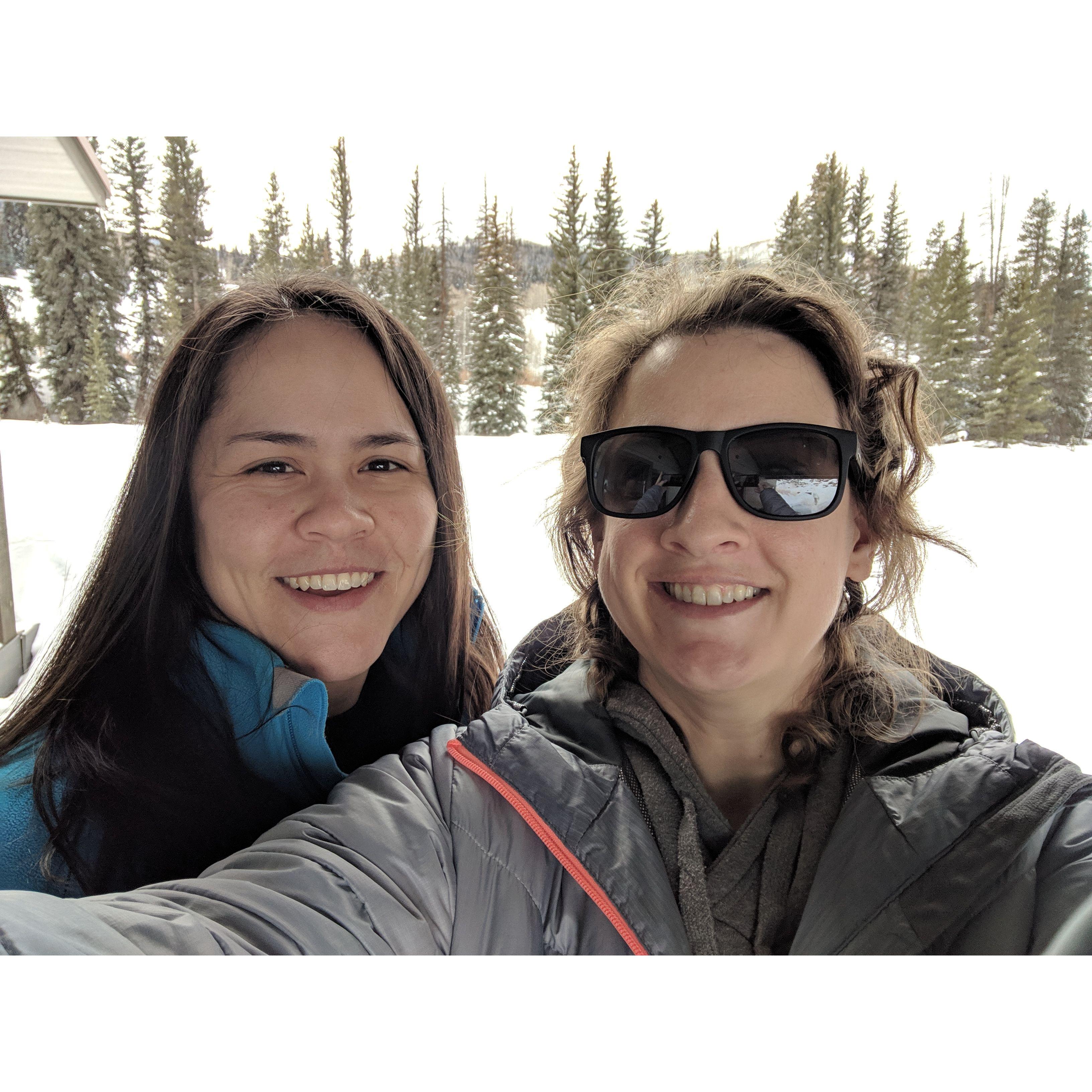 Our first trip that required a plane ride - Basalt, CO.