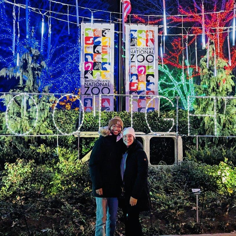 | 12.20.22 | We went to the DC Zoo for the annual "Zoo Lights" display. PSA: riding on the same electric scooter through city streets is dangerous, but really fun.