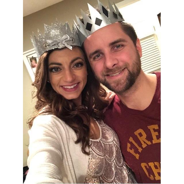 Happy New year! Ringing in 2019 with custom made party hats.. aka recycled gift bags