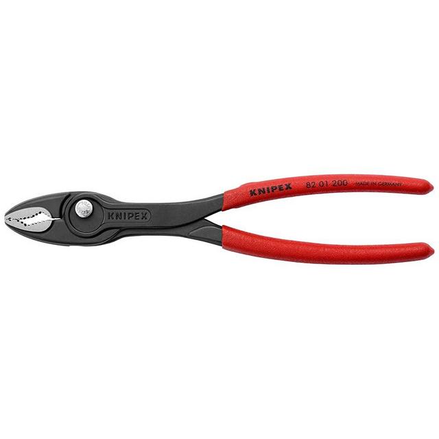 KNIPEX Tools 82 01 200 TwinGrip Slip Joint Pliers, 8-Inch