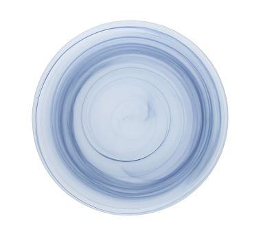 Fortessa La Jolla Glass Salad Plates, Set of 4 - Ink Blue
