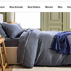 Linen Duvet Cover Set | Quince in Nightfall