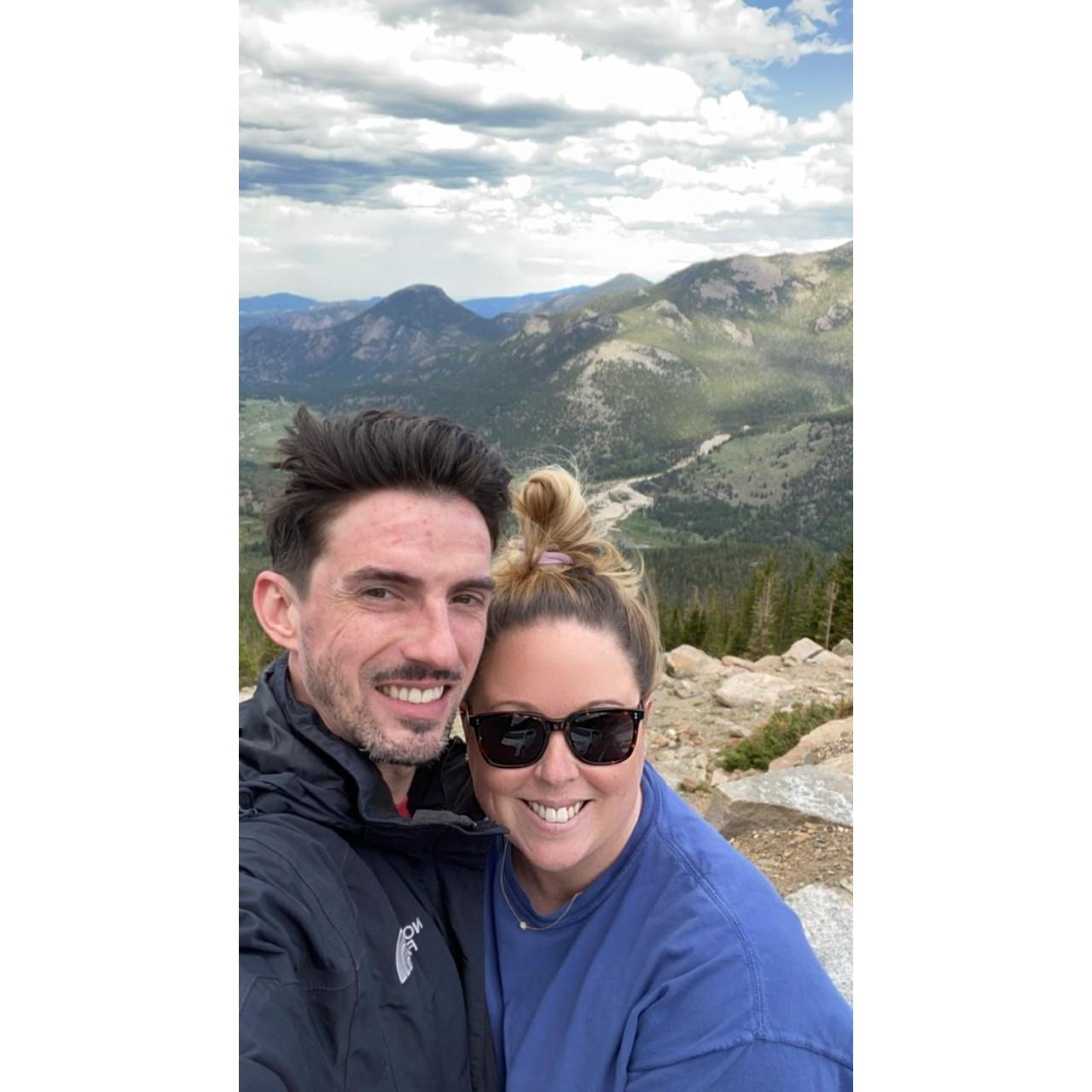 At our favorite place on earth, Estes Park, CO!