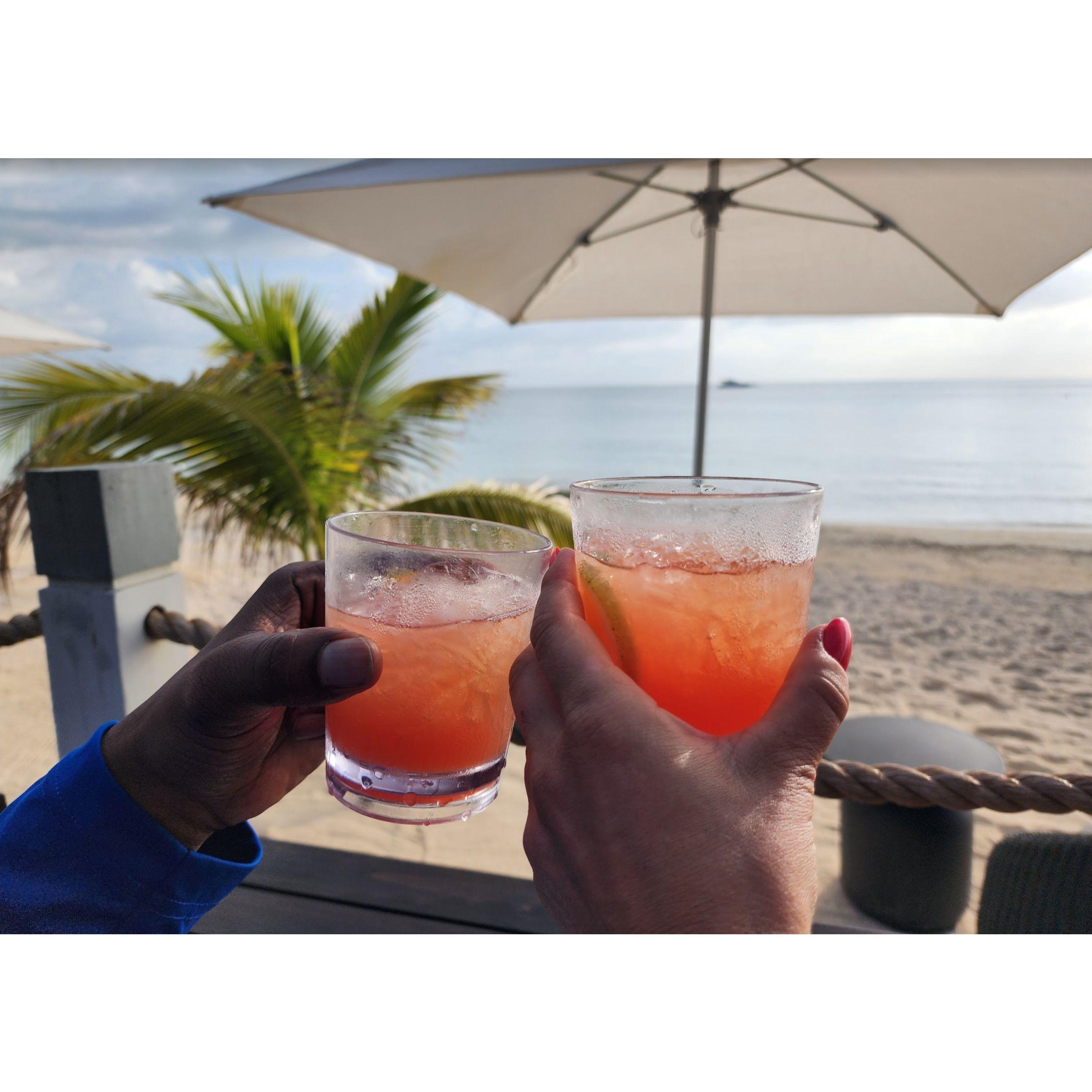 Sippin’ on sunshine where our forever begins