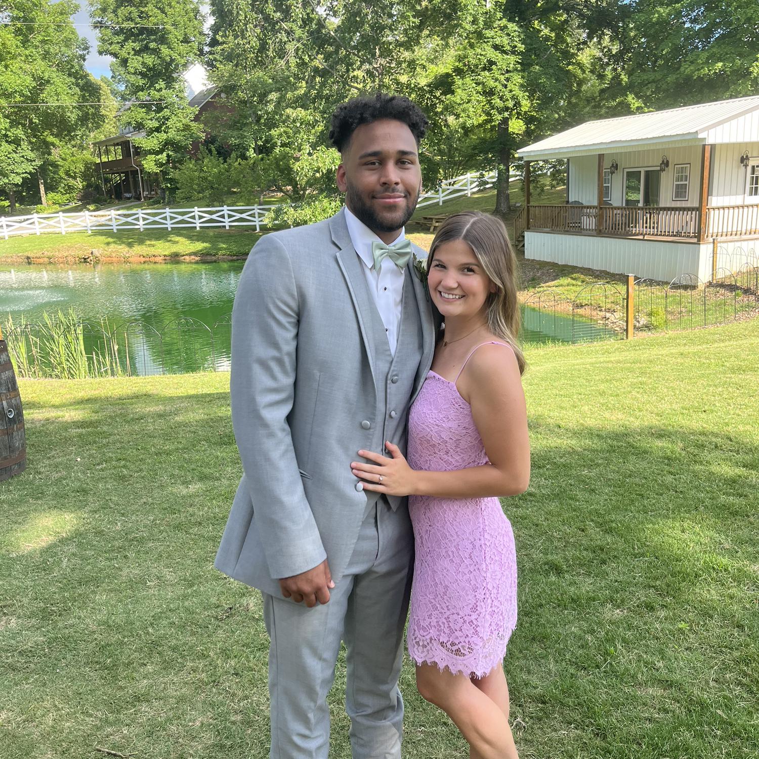 Our first wedding as a couple