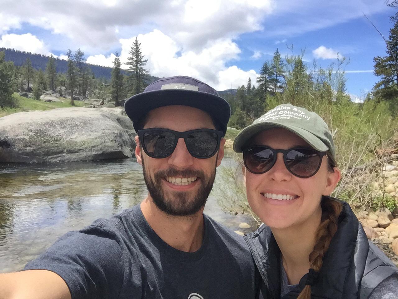 Hiking in Mono Creek.
