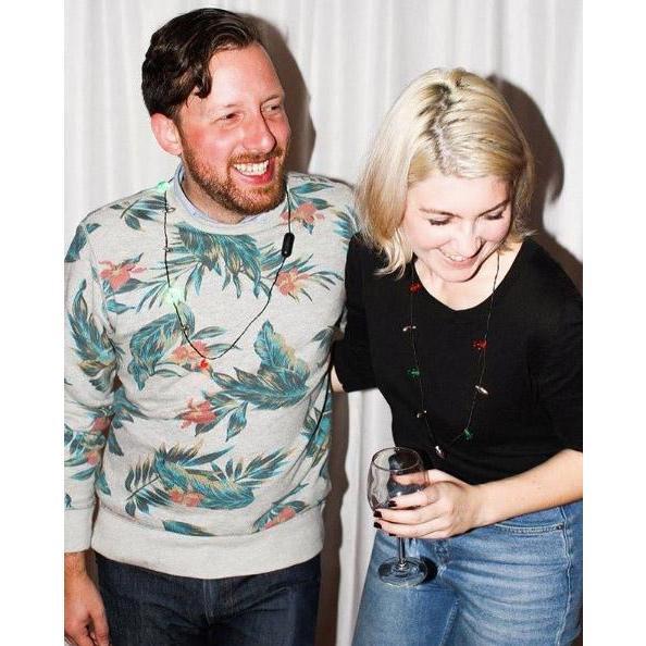 Dec. 2016 - Our first photo together in Los Angeles