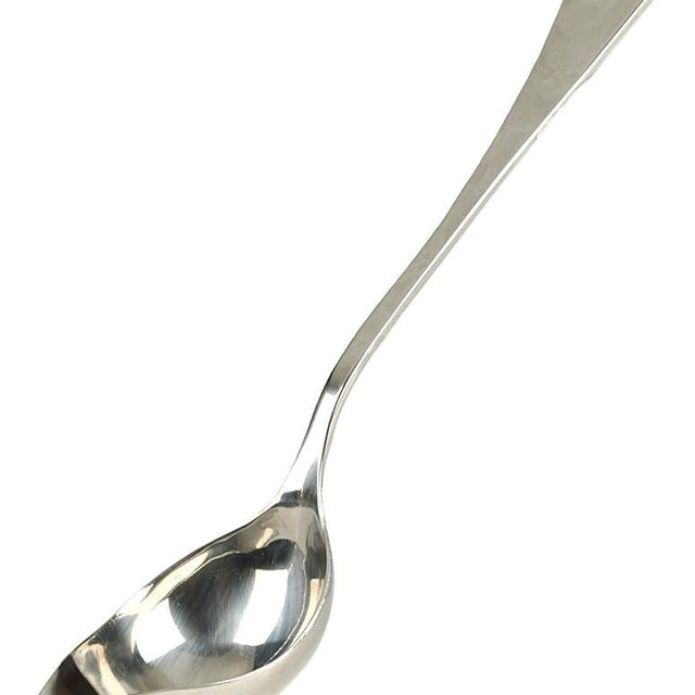 RSVP International Endurance Culinary Sauce Spoon, Mini Ladle with Gravy Pour Spout, Dishwasher Safe, 18/8 Stainless Steel, 9x1.75x2"