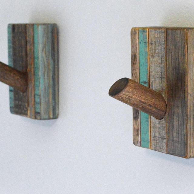 Rustic Wall Hook | Reclaimed Wood Hook | Towel Hook | Beach Decor | Boho Hook | Rustic Coat Hook | Western Decor | Hat Hook | Organization