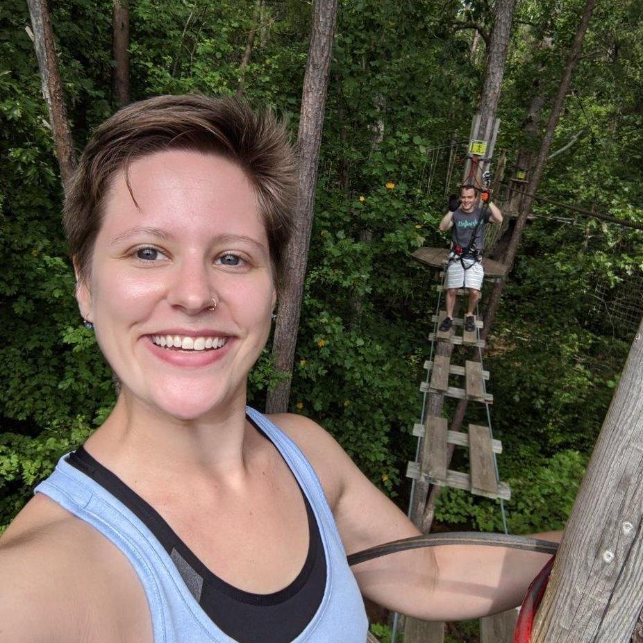 Awesome ropes course in Williamsburg, VA