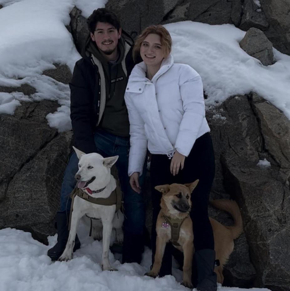 Took our little family to the snow!