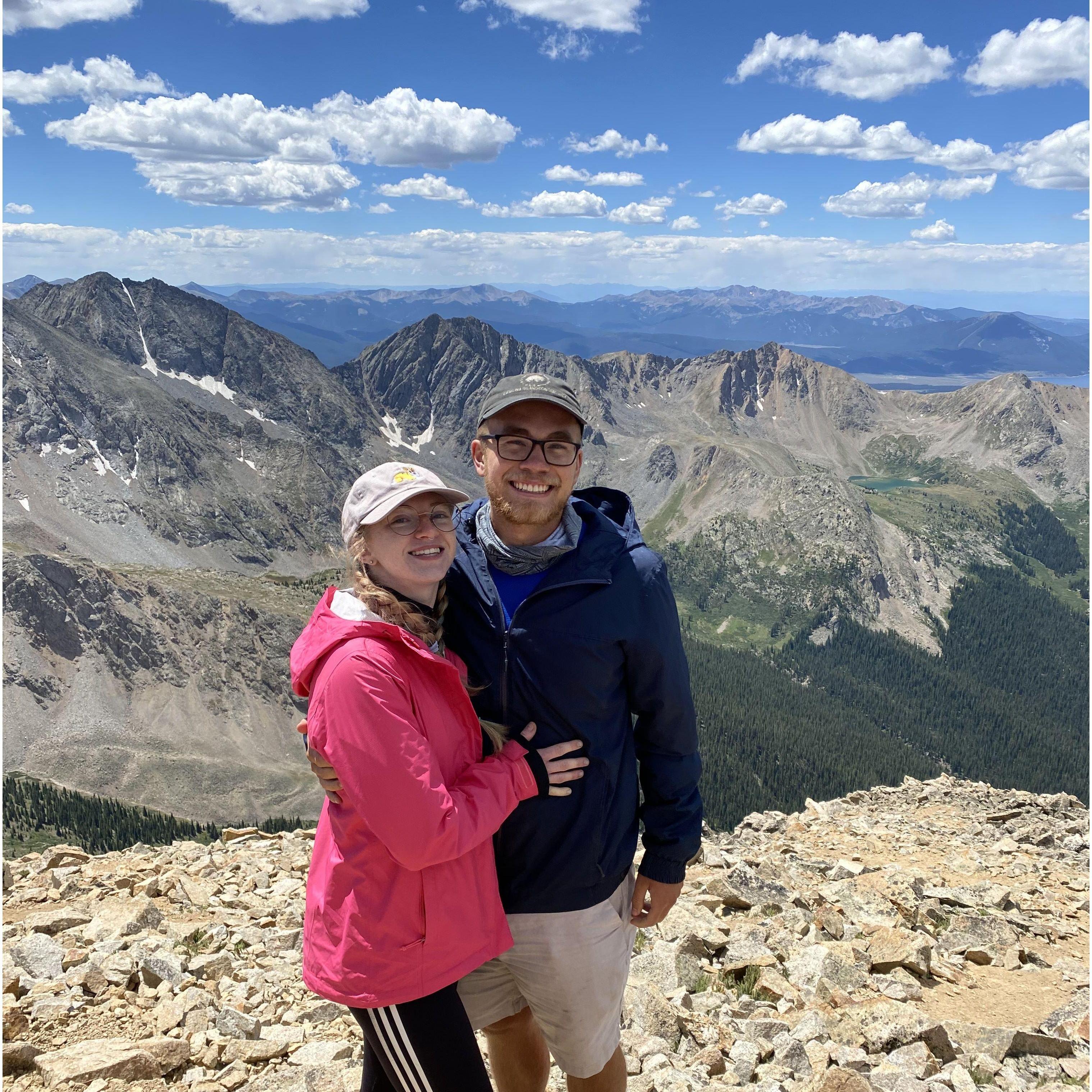 Mt. Huron. 14,003 ft. April 8, 2020.