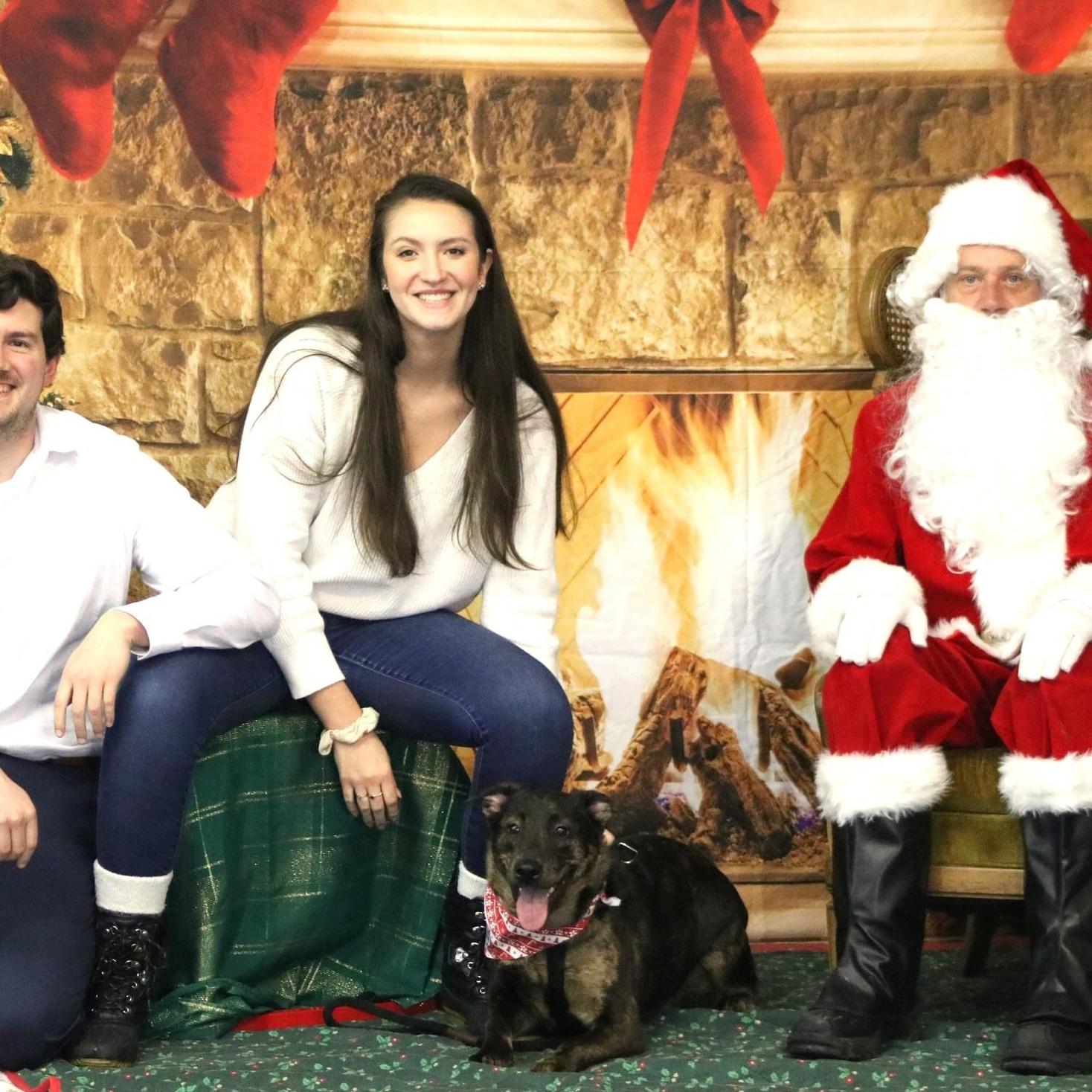 Our family (minus Smokey)! Christmas 2023