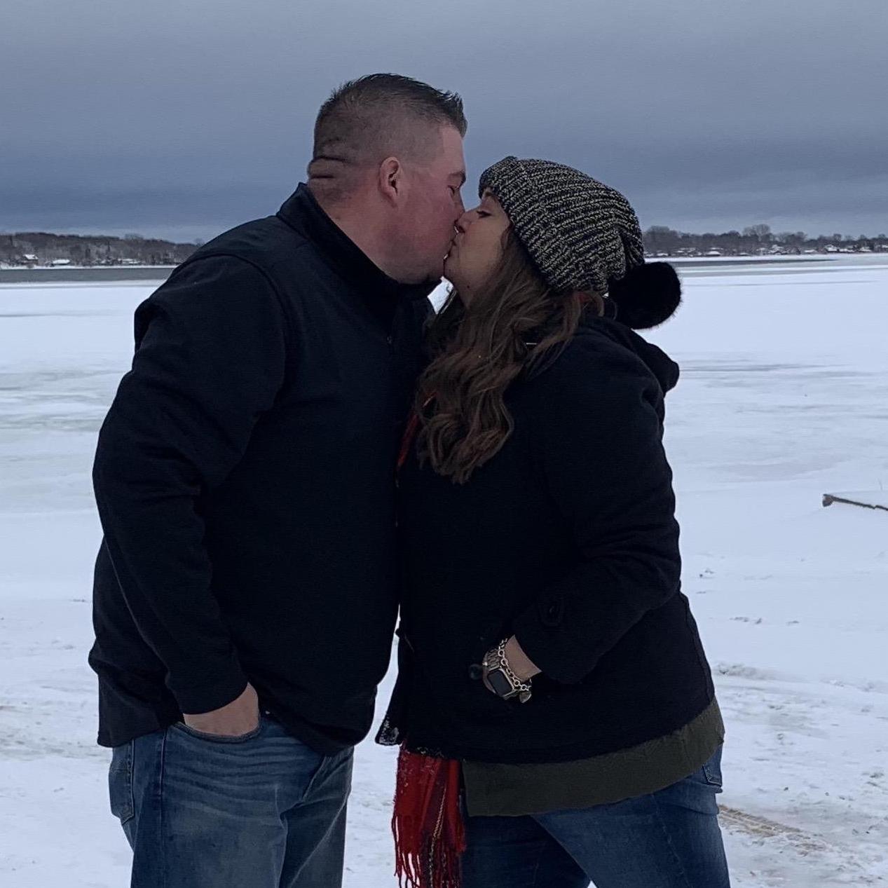Kim's first Minnesota experience... Cold and Snowy!!