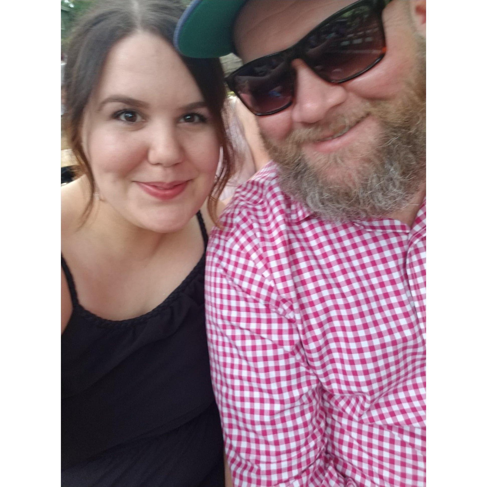 Her brother's wedding