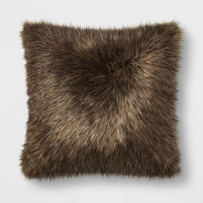 Faux Fur Throw Pillow - Threshold™