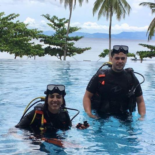 Learning to scuba!
(Phillippines, 2018)